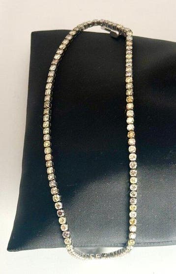 Sans prix de réserve - Bracelet de tennis - 18 carats Or