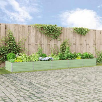 vidaXL Plantenbak Pastelgroen 480 x 100 x 45 cm Gegevens, Verzenden, Nieuw