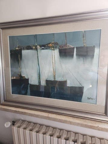 Lido Bettarini (1927-2019) - Marina, Antiek en Kunst