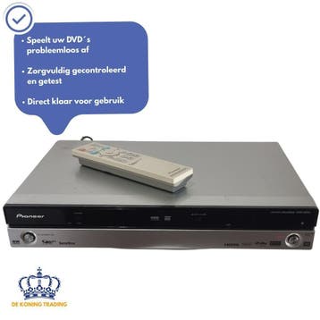 Pioneer DVR-555H | DVD Recorder | HDD Recorder | DVD Speler, Gebruikt, Verzenden, Met harddisk, Dvd-recorder