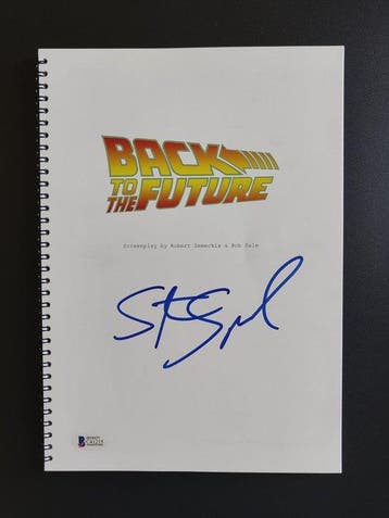 Back to the Future - Collector’s Set of 3 Signed Full Script, Verzamelen, Nieuw