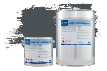 Wixx 2K PU Metaalverf RAL 7016 | Antracietgrijs 5L, Verzenden, Nieuw