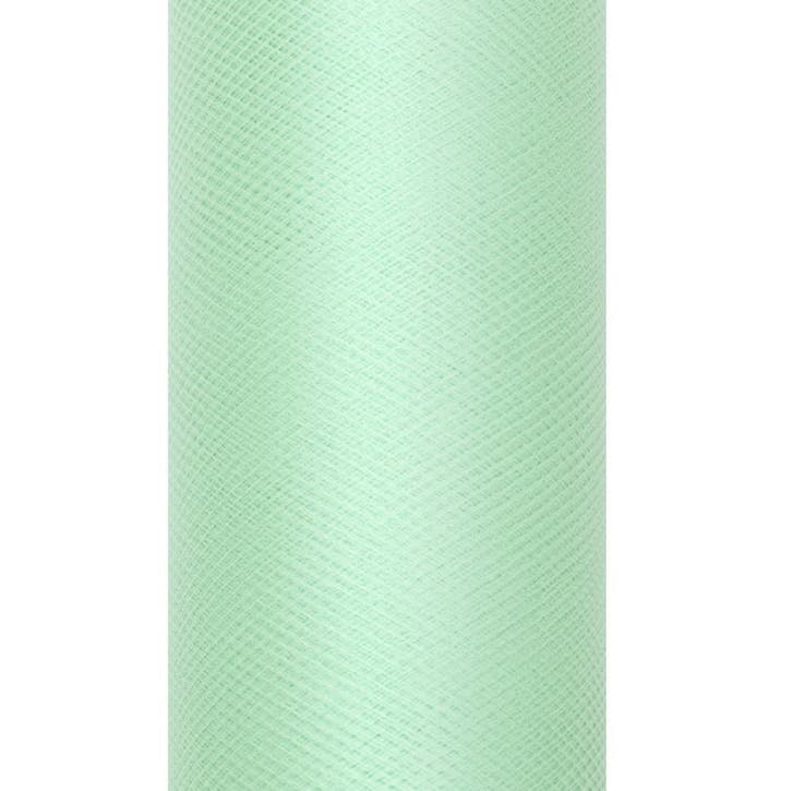 Mintgroene Tule Rol 30cm 9m, Hobby en Vrije tijd, Feestartikelen, Nieuw, Verzenden