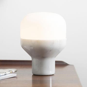 Martinelli Luce Delux Tafellamp Marmer Carrara Junior, Verzenden