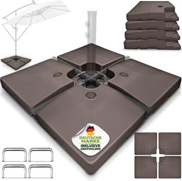 Parasolvoet - Parasoltegels - Vulbaar - Voor kruisvoet - Bru, Tuin en Terras, Verzenden, Nieuw