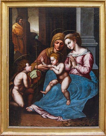 Raffaello Sanzio (1483-1520), Copia antica - Madonna del