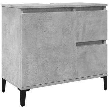 Wastafelkast bewerkt hout | 53% korting | Retour deal, Gebruikt, Verzenden, 50 tot 100 cm, Minder dan 100 cm