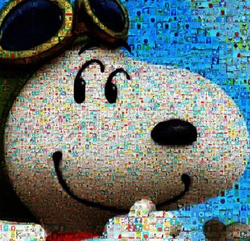 David Law (1967) - Crypto Snoopy - Aviateur, Antiek en Kunst