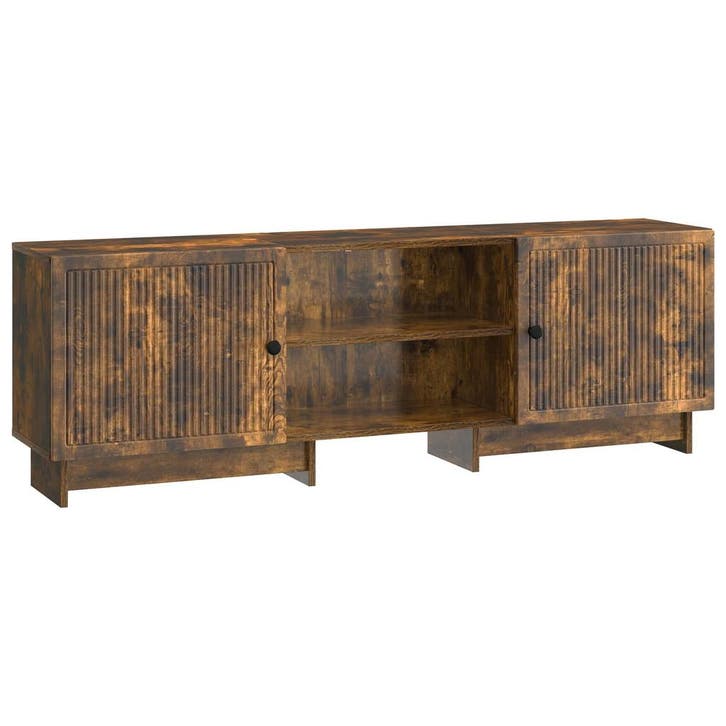 vidaXL TV Kast Gerookte Eik 150 x 31 x 50 cm Geconstrueerd, Huis en Inrichting, Kasten |Televisiemeubels, Nieuw, Verzenden