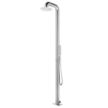 vidaXL Buitendouche 225 cm roestvrij staal, Verzenden, Nieuw