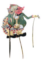 Marionet (2) - Pair of old Javanese Wayang Kulit - Leder -, Antiek en Kunst