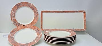 Villeroy & Boch - Ontbijtbord (9) - Siena - Vitro-Porzellan, Antiquités & Art