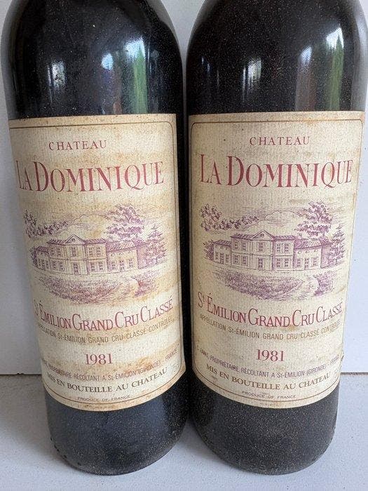 1981 Château La Dominique - Saint-Émilion Grand Cru Classé -, Verzamelen, Wijnen