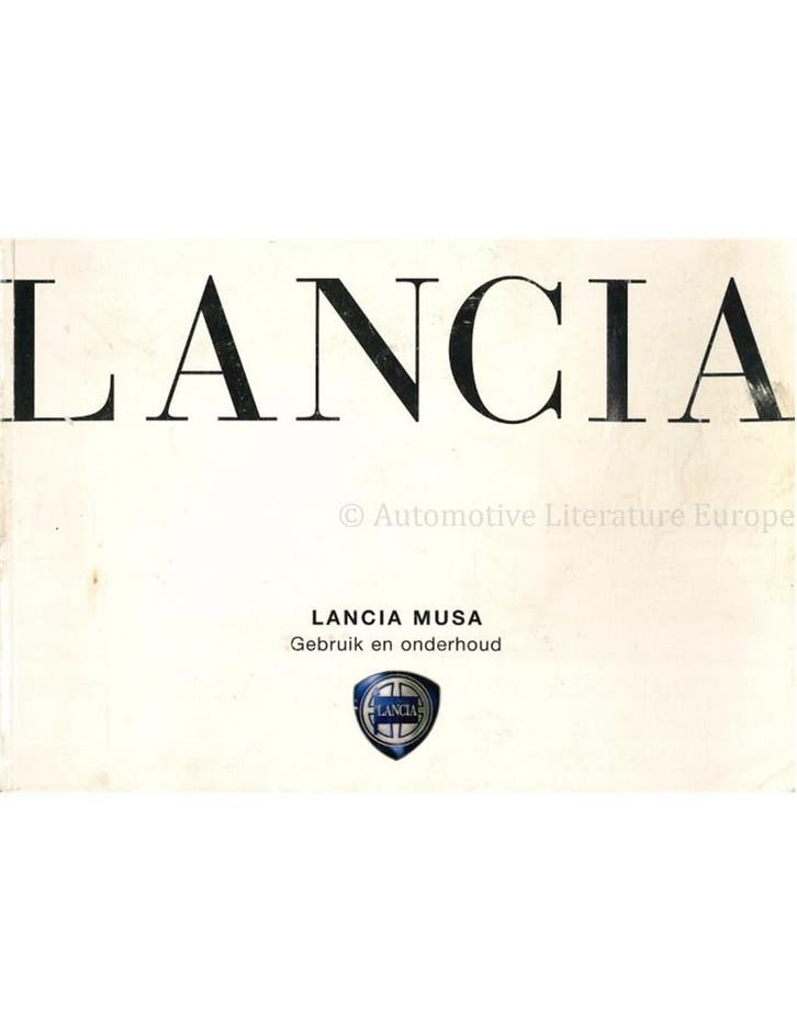 2005 LANCIA MUSA INSTRUCTIEBOEKJE NEDERLANDS, Autos : Divers, Modes d'emploi & Notices d'utilisation