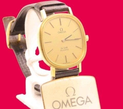 Omega - De Ville QUARTZ Cal.1330 Completely Original,, Handtassen en Accessoires, Horloges | Heren