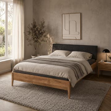 Van Schaik Lyra Massief Houten Ledikant - 180 x 200, Maison & Meubles