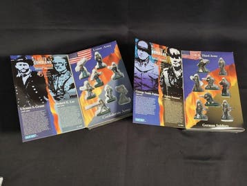 Blue-Box Toys - Militaire miniatuur beeldjes - Lee, Patton &