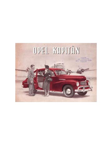 1953 OPEL KAPITÄN BROCHURE NEDERLANDS, Ophalen of Verzenden