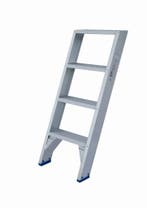Solide enkele trap 4 treden – 1.00m, Doe-het-zelf en Bouw, Ladders en Trappen, Ophalen of Verzenden, Nieuw, Trap, Minder dan 2 meter