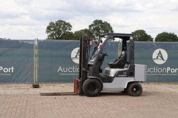 Veiling: Heftruck Nissan FL01A15 Diesel 1500kg 2005, Ophalen