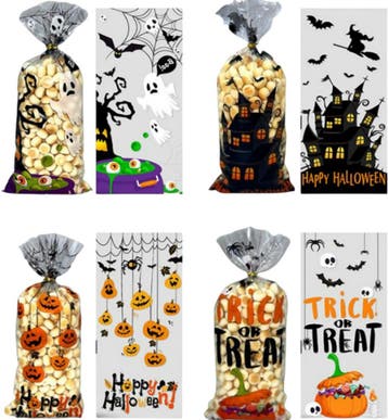 Fako Bijoux - Uitdeelzakjes Halloween Mix 1 -12.5x27.5cm -, Diversen, Verzenden, Nieuw