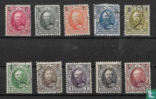 Luxemburg - Groothertog Adolf - 1893, Timbres & Monnaies, Timbres | Europe | Autre, Envoi