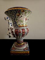 Vaas - Creamware - Met de hand geschilderd 1950