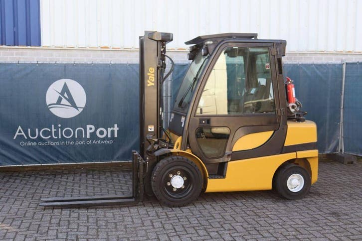 Veiling: Heftruck Yale GLP30VX LPG 2510kg 4.91m 2013, Zakelijke goederen, Machines en Bouw | Heftrucks en Intern transport, Ophalen