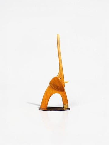 Vintage Mid-Century Modern Elephant Ring Holder -, Antiek en Kunst