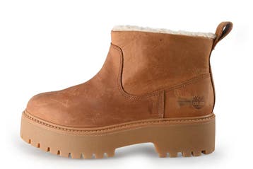 Timberland Snowboots in maat 39 Bruin, Kleding | Dames, Schoenen, Bruin, Verzenden, Snowboots, Zo goed als nieuw