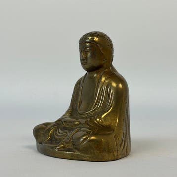Een bronzen beeld van Boeddha - Brons - China - 20e eeuw