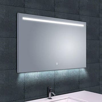 LED Spiegel 100x60cm | 15W | 3000-6400K | Dimbaar & Touch, Huis en Inrichting, Woonaccessoires | Spiegels, Verzenden, Nieuw