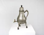 Samovar (2) - Tin - kraantjeskan + diepe kom, Antiek en Kunst