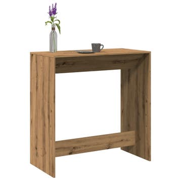 vidaXL Bartafel 102x50x103,5 cm bewerkt hout artisanaal, Verzenden