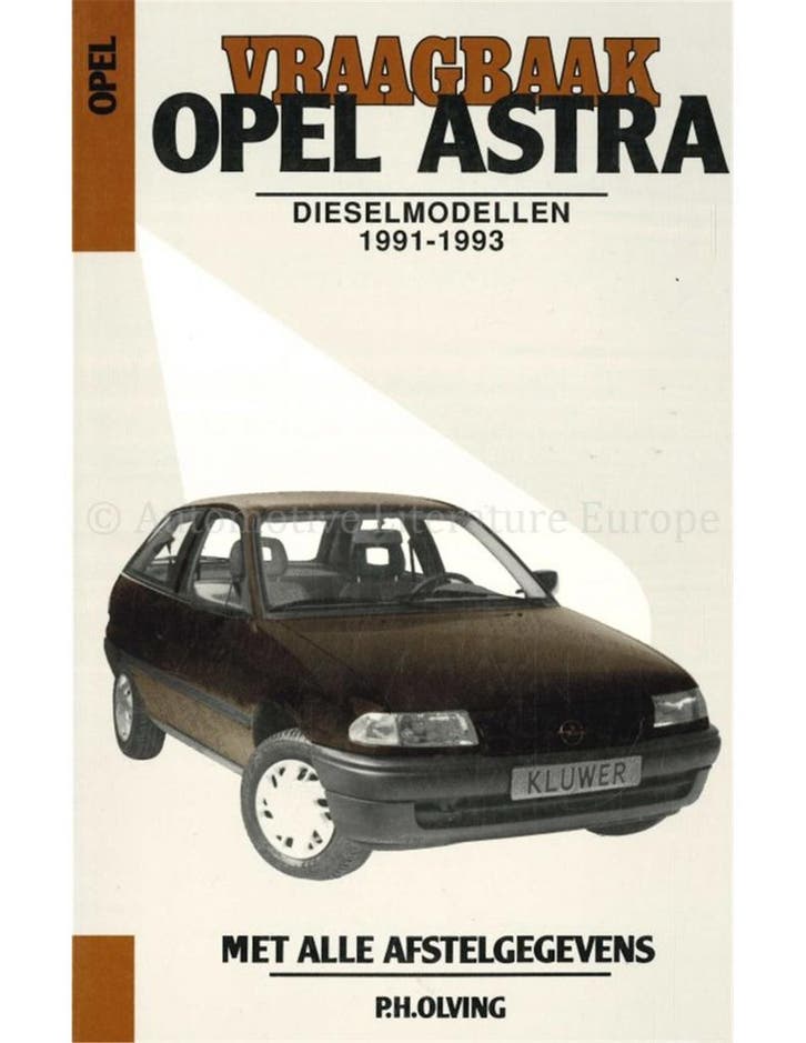 1991 - 1993 OPEL ASTRA DIESEL, VRAAGBAAK NEDERLANDS, Auto diversen, Handleidingen en Instructieboekjes