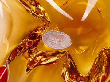 Plat - Verre de Murano, Massive - 2,2kg - Bol en verre de, Antiquités & Art