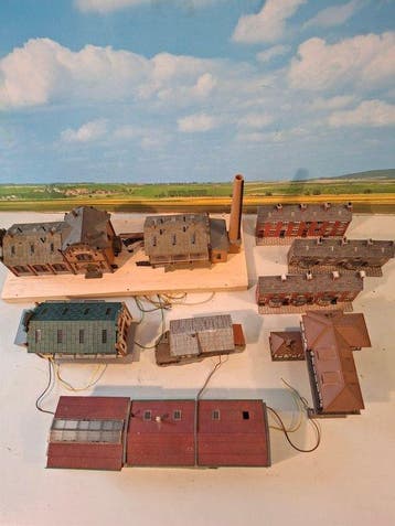 Vollmer, Faller N - Décor de train miniature (8) - industrie