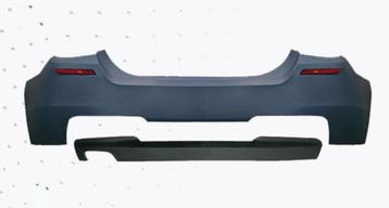 BMW F10 M-Tech Achterbumper – 2 Uitlaat Links, Nieuw, Achter, BMW, Bumper