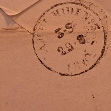België tegen Frankrijk 1862 - Envelop België naar Frankrijk