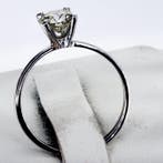 Zonder minimumprijs - Verlovingsring - 14 karaat Witgoud -