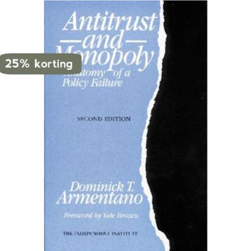 Antitrust and Monopoly 9780945999621 Dominick T. Armentano, Verzenden, Gelezen, Dominick T. Armentano