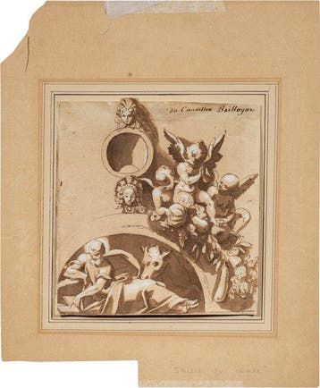 Louis Dorigny (1654-1742) - Study for a decorative project