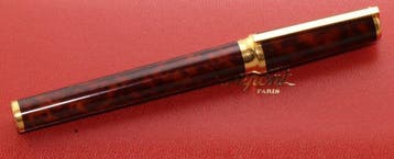 S.T. Dupont - Montparnasse M1 Laquer de china Brown - Vulpen, Nieuw