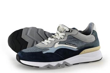 Floris van Bommel Sneakers in maat 42 Blauw, Kleding | Heren, Floris van Bommel, Zo goed als nieuw, Sneakers, Verzenden