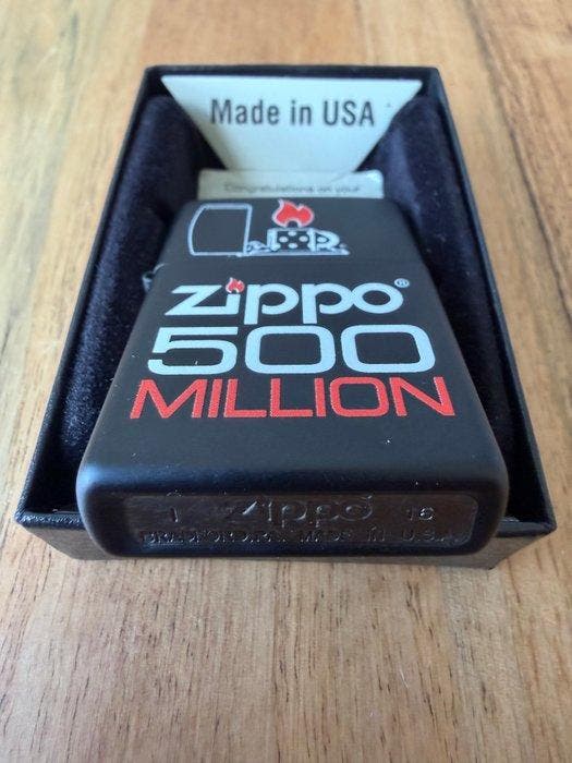 Zippo - 500 Million - Zonder minimumprijs - Zakaansteker -, Collections, Articles de fumeurs, Briquets & Boîtes d'allumettes