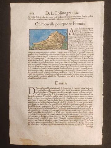 Sebastian Münster (1489–1552) - Cosmographie Universelle -