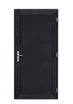 PVC Deur antraciet 98 x 200 vol paneel, 1/2 en 1/3 glas, 80 tot 100 cm, Nieuw, Ophalen of Verzenden, Buitendeur
