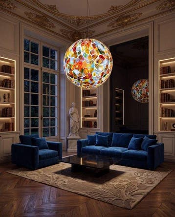 Vetro di Murano - Lampe à suspendre - Verre de Murano -
