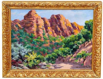 Miguel Martínez Verchili (1898-1989) - Luz sobre la montaña