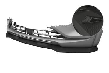 Cup spoilerlip met ABE voor Dacia Spring Electric CSL843-M, Verzenden